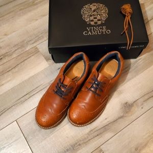 Vince Camuto, Boys Shoes, Size 3, Tan/Chestnut Brown